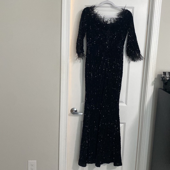 Lin Lin Q Sexy Size XL Formal Sequined Dress - Picture 7 of 7
